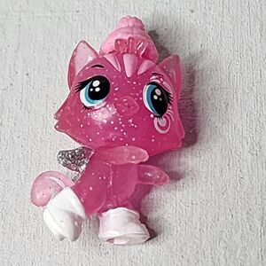 GENUINE HATCHIMALS COLLEGGTIBLES, SEASON 6.5 ROYAL SNOW BALL FROSTY PINK LYNX